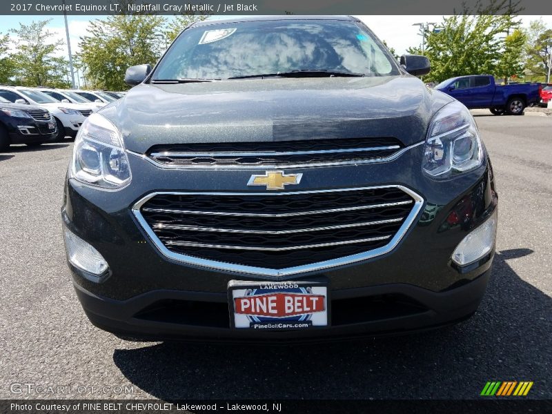 Nightfall Gray Metallic / Jet Black 2017 Chevrolet Equinox LT