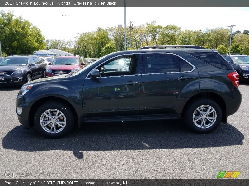 Nightfall Gray Metallic / Jet Black 2017 Chevrolet Equinox LT