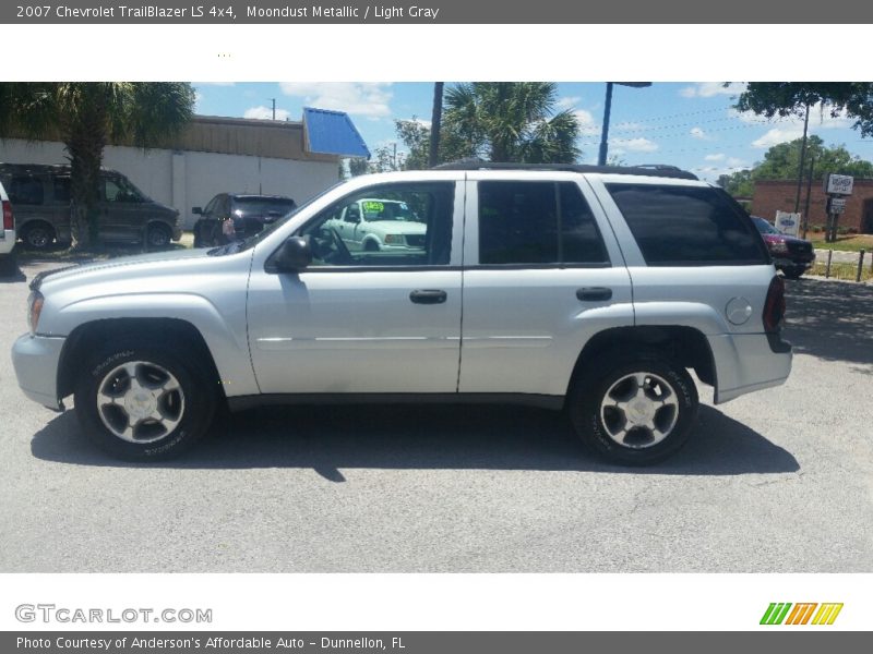 Moondust Metallic / Light Gray 2007 Chevrolet TrailBlazer LS 4x4