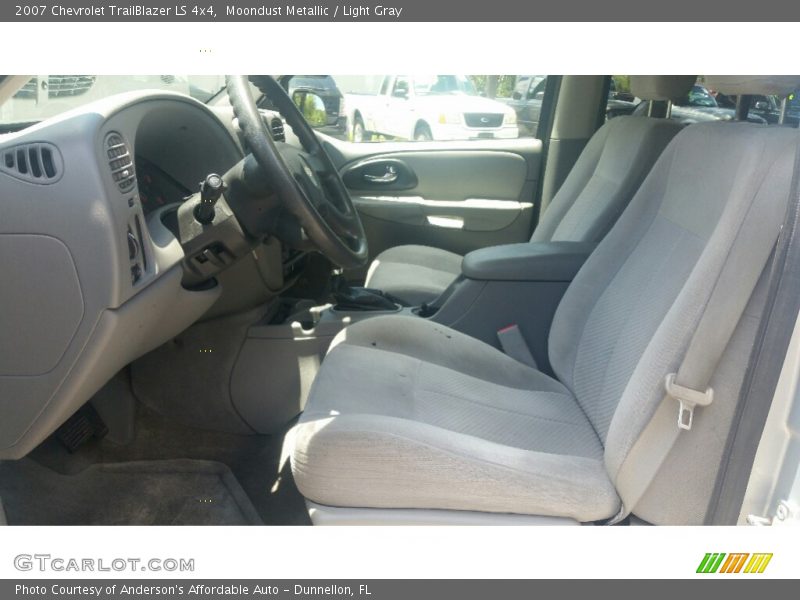 Moondust Metallic / Light Gray 2007 Chevrolet TrailBlazer LS 4x4