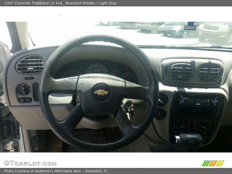 Moondust Metallic / Light Gray 2007 Chevrolet TrailBlazer LS 4x4