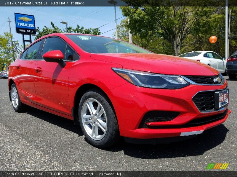 Red Hot / Jet Black 2017 Chevrolet Cruze LT