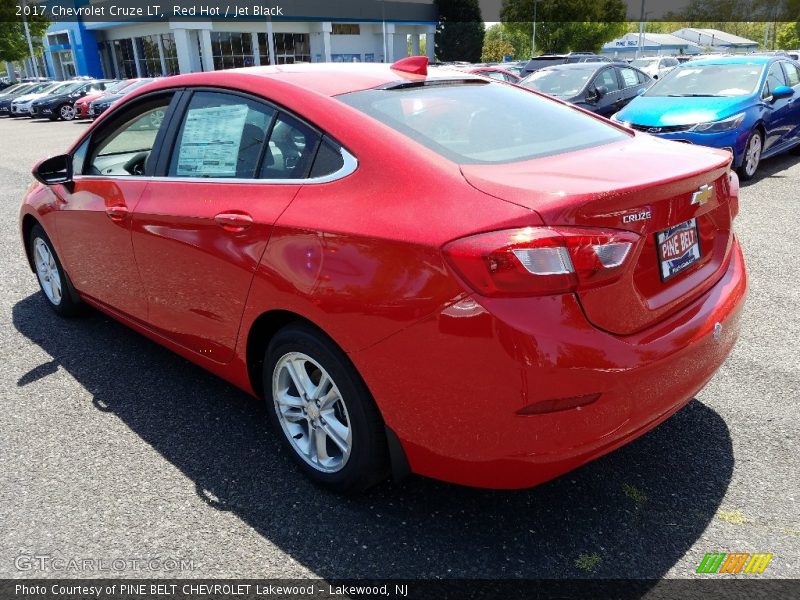 Red Hot / Jet Black 2017 Chevrolet Cruze LT