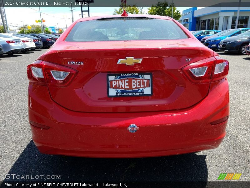 Red Hot / Jet Black 2017 Chevrolet Cruze LT