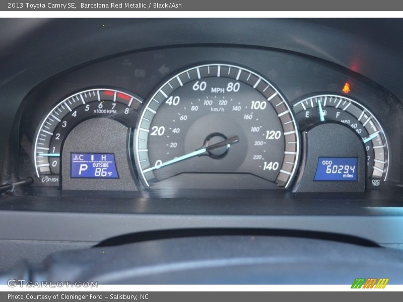 Barcelona Red Metallic / Black/Ash 2013 Toyota Camry SE