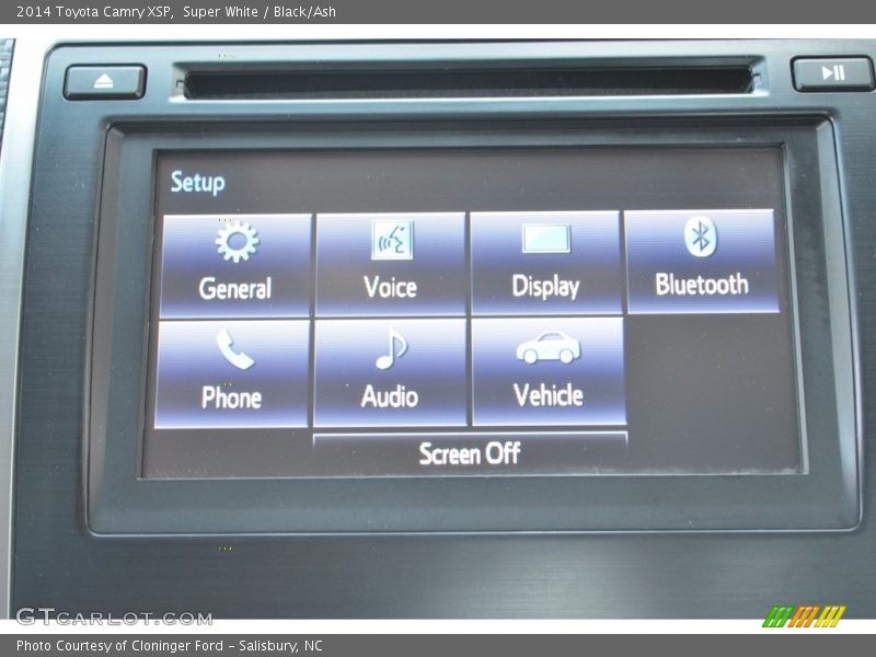 Super White / Black/Ash 2014 Toyota Camry XSP