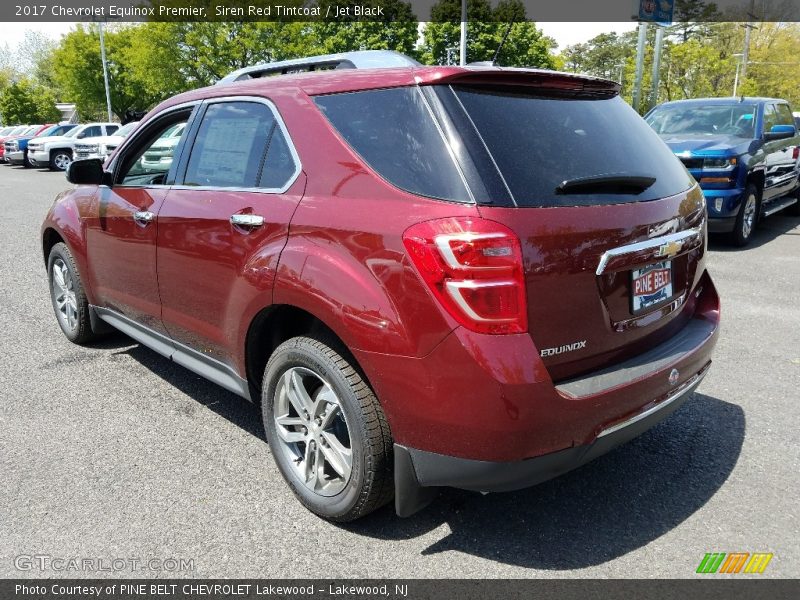 Siren Red Tintcoat / Jet Black 2017 Chevrolet Equinox Premier