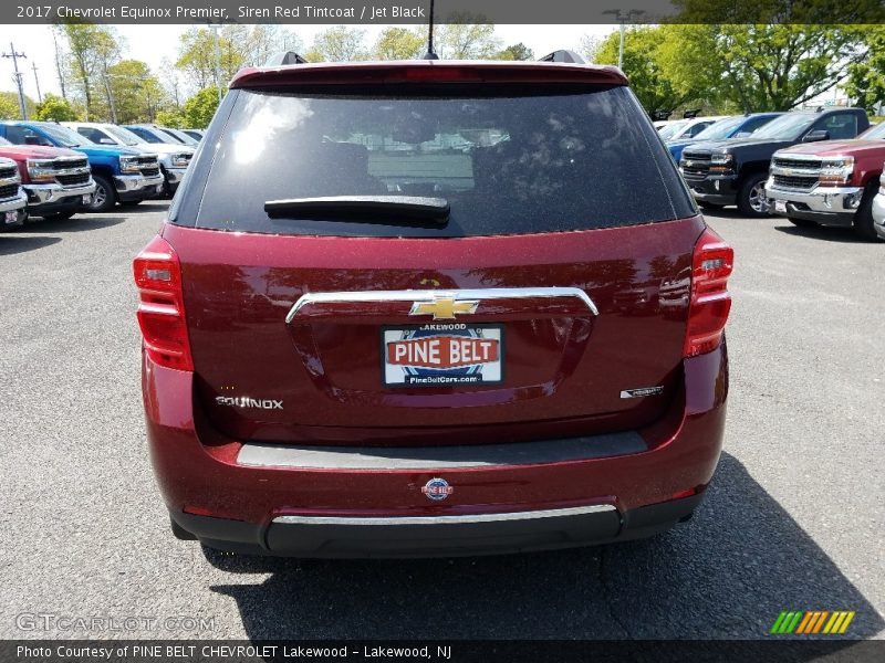 Siren Red Tintcoat / Jet Black 2017 Chevrolet Equinox Premier