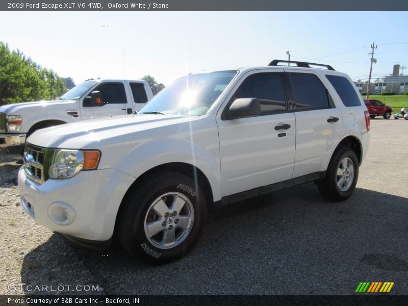 Oxford White / Stone 2009 Ford Escape XLT V6 4WD