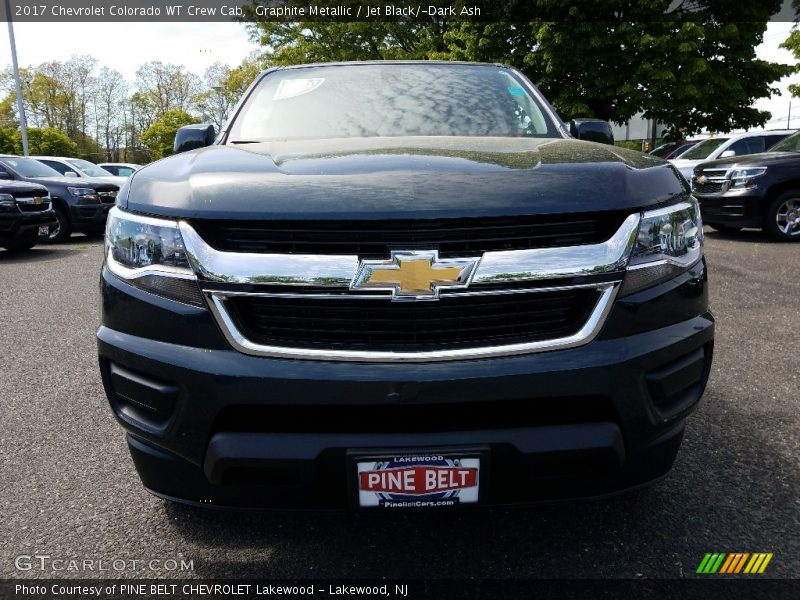 Graphite Metallic / Jet Black/­Dark Ash 2017 Chevrolet Colorado WT Crew Cab