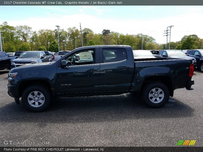 Graphite Metallic / Jet Black/­Dark Ash 2017 Chevrolet Colorado WT Crew Cab