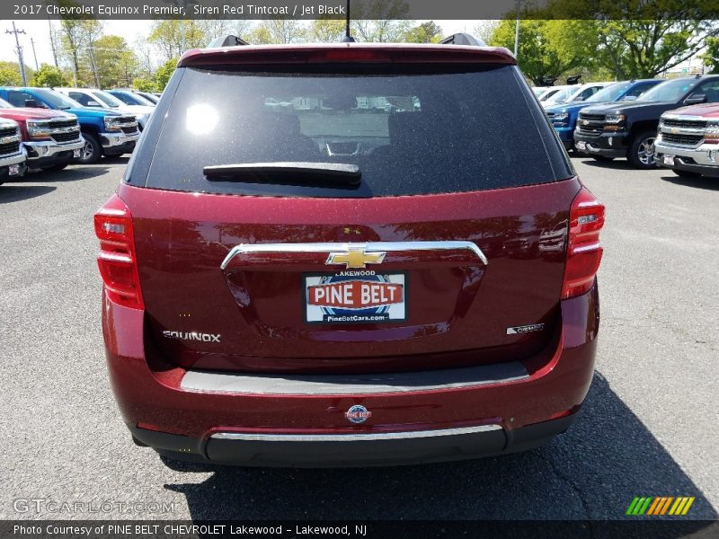 Siren Red Tintcoat / Jet Black 2017 Chevrolet Equinox Premier