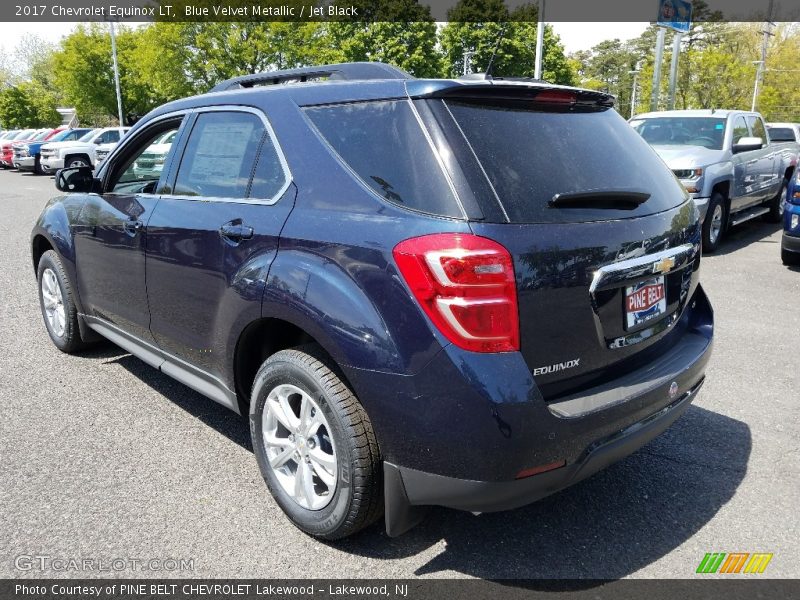 Blue Velvet Metallic / Jet Black 2017 Chevrolet Equinox LT