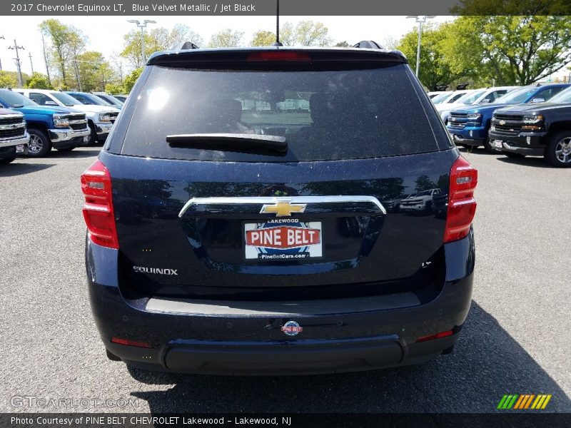 Blue Velvet Metallic / Jet Black 2017 Chevrolet Equinox LT