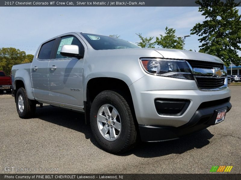 Silver Ice Metallic / Jet Black/­Dark Ash 2017 Chevrolet Colorado WT Crew Cab