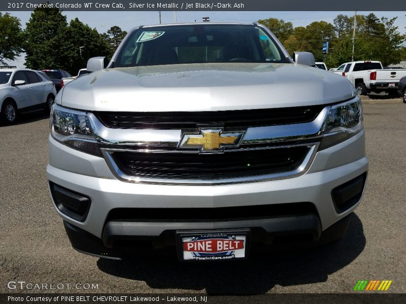 Silver Ice Metallic / Jet Black/­Dark Ash 2017 Chevrolet Colorado WT Crew Cab