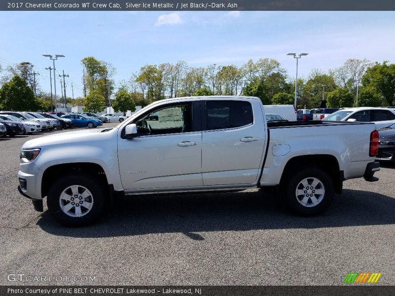 Silver Ice Metallic / Jet Black/­Dark Ash 2017 Chevrolet Colorado WT Crew Cab