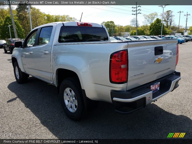 Silver Ice Metallic / Jet Black/­Dark Ash 2017 Chevrolet Colorado WT Crew Cab