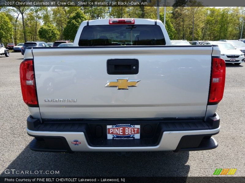 Silver Ice Metallic / Jet Black/­Dark Ash 2017 Chevrolet Colorado WT Crew Cab