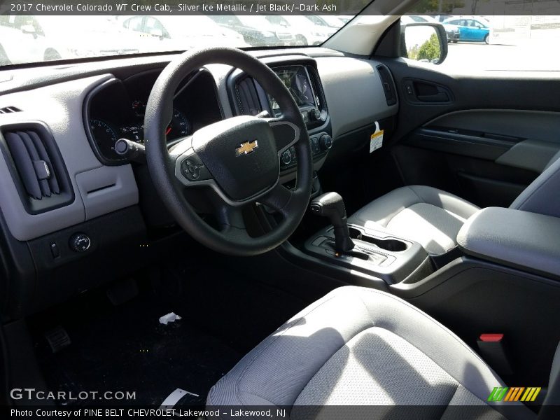 Silver Ice Metallic / Jet Black/­Dark Ash 2017 Chevrolet Colorado WT Crew Cab