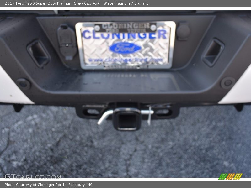 White Platinum / Brunello 2017 Ford F250 Super Duty Platinum Crew Cab 4x4