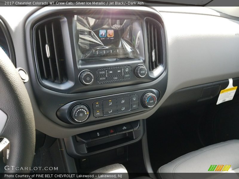 Silver Ice Metallic / Jet Black/­Dark Ash 2017 Chevrolet Colorado WT Crew Cab