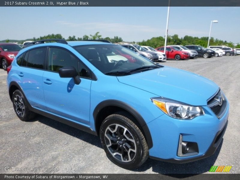 Hyper Blue / Black 2017 Subaru Crosstrek 2.0i