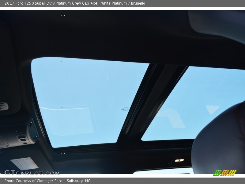 White Platinum / Brunello 2017 Ford F250 Super Duty Platinum Crew Cab 4x4