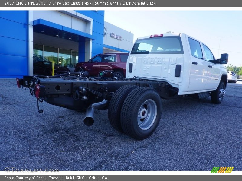 Summit White / Dark Ash/Jet Black 2017 GMC Sierra 3500HD Crew Cab Chassis 4x4