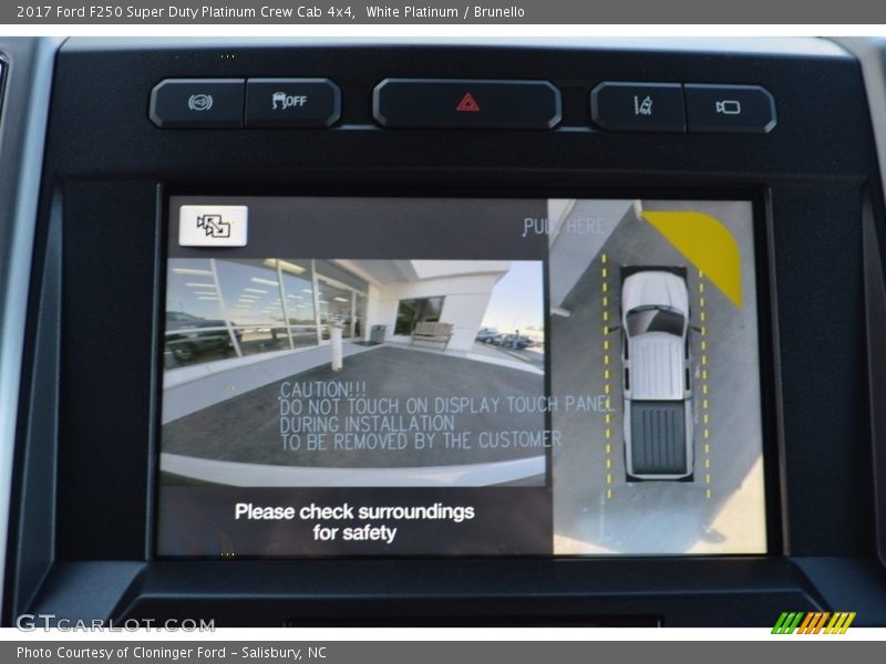 White Platinum / Brunello 2017 Ford F250 Super Duty Platinum Crew Cab 4x4