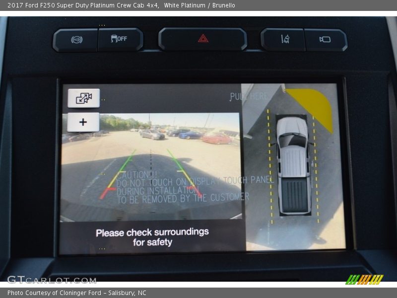 White Platinum / Brunello 2017 Ford F250 Super Duty Platinum Crew Cab 4x4