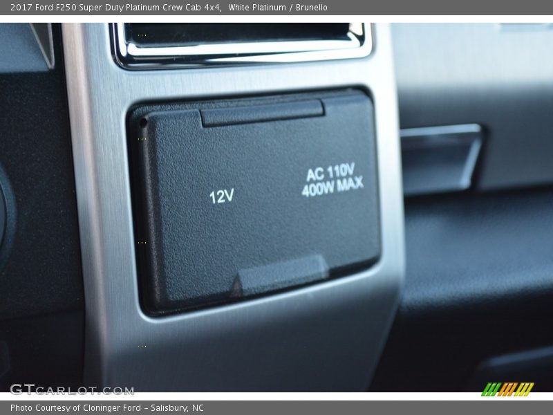 White Platinum / Brunello 2017 Ford F250 Super Duty Platinum Crew Cab 4x4