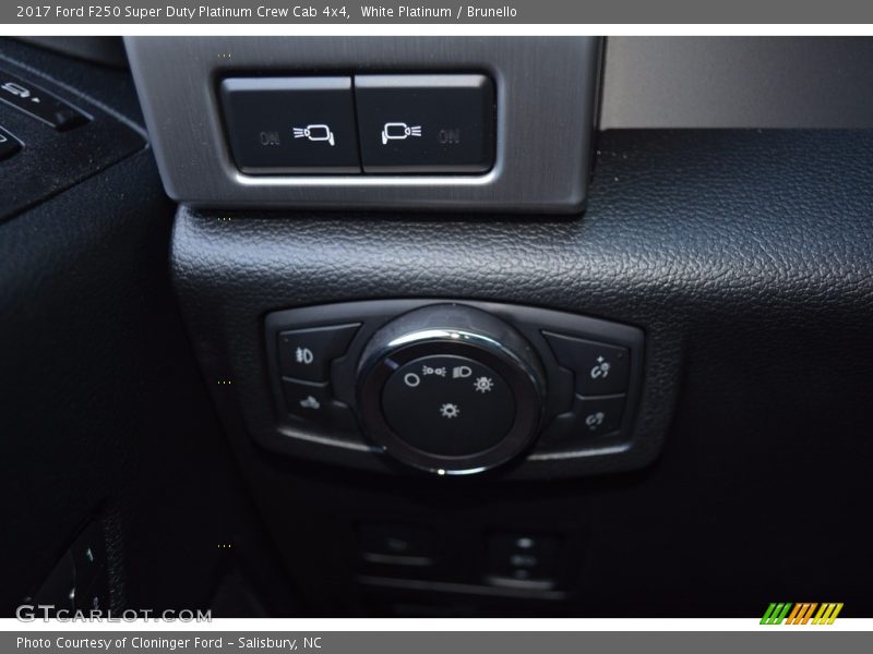 White Platinum / Brunello 2017 Ford F250 Super Duty Platinum Crew Cab 4x4