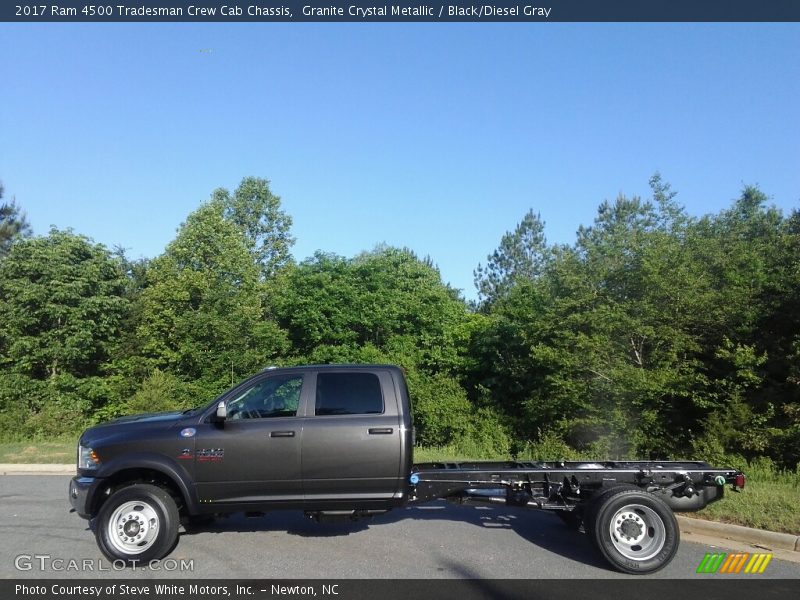 Granite Crystal Metallic / Black/Diesel Gray 2017 Ram 4500 Tradesman Crew Cab Chassis