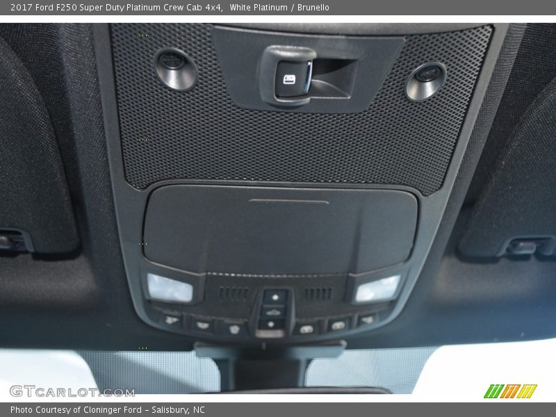 White Platinum / Brunello 2017 Ford F250 Super Duty Platinum Crew Cab 4x4