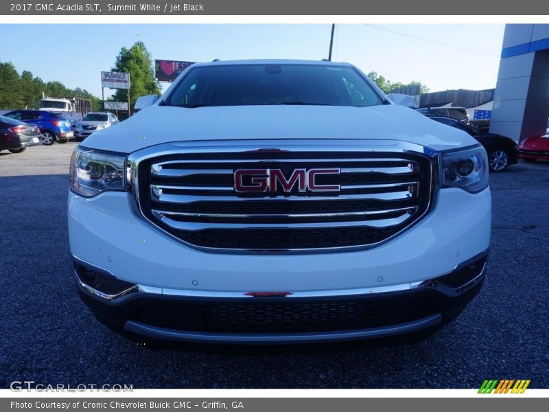 Summit White / Jet Black 2017 GMC Acadia SLT