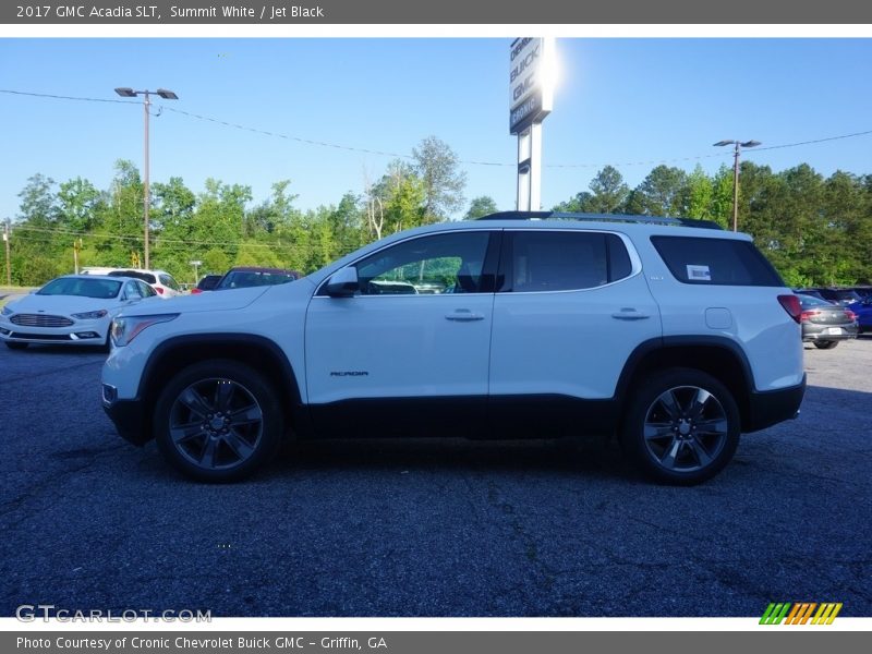 Summit White / Jet Black 2017 GMC Acadia SLT