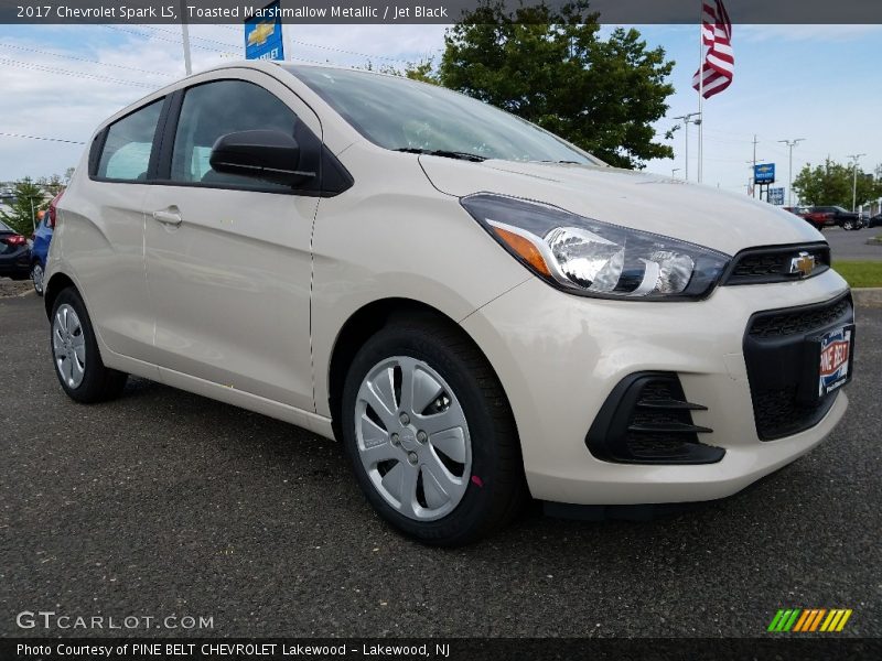 Toasted Marshmallow Metallic / Jet Black 2017 Chevrolet Spark LS