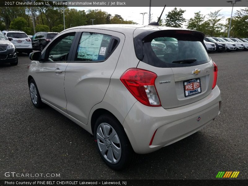 Toasted Marshmallow Metallic / Jet Black 2017 Chevrolet Spark LS