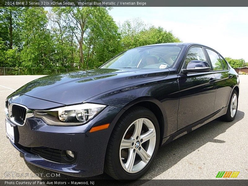 Imperial Blue Metallic / Venetian Beige 2014 BMW 3 Series 320i xDrive Sedan