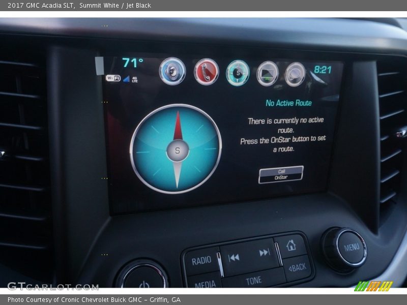 Summit White / Jet Black 2017 GMC Acadia SLT