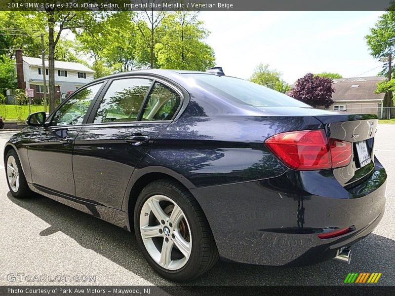 Imperial Blue Metallic / Venetian Beige 2014 BMW 3 Series 320i xDrive Sedan