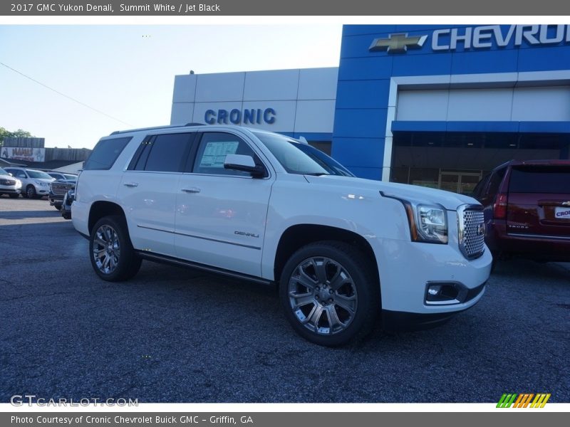 Summit White / Jet Black 2017 GMC Yukon Denali