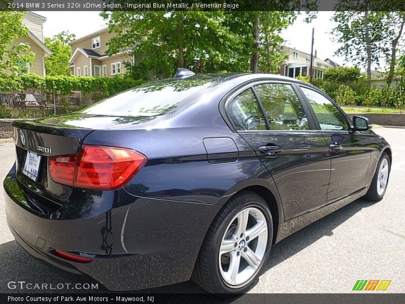 Imperial Blue Metallic / Venetian Beige 2014 BMW 3 Series 320i xDrive Sedan