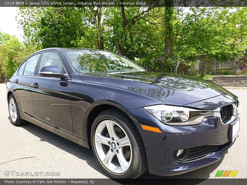 Imperial Blue Metallic / Venetian Beige 2014 BMW 3 Series 320i xDrive Sedan