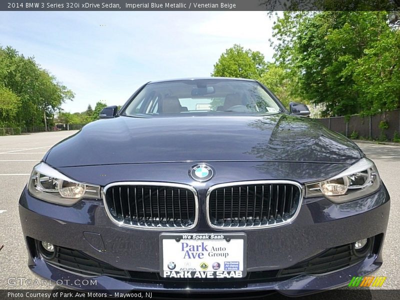 Imperial Blue Metallic / Venetian Beige 2014 BMW 3 Series 320i xDrive Sedan