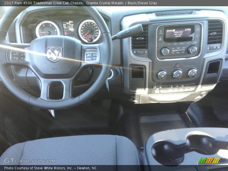 Granite Crystal Metallic / Black/Diesel Gray 2017 Ram 4500 Tradesman Crew Cab Chassis