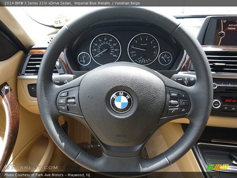 Imperial Blue Metallic / Venetian Beige 2014 BMW 3 Series 320i xDrive Sedan