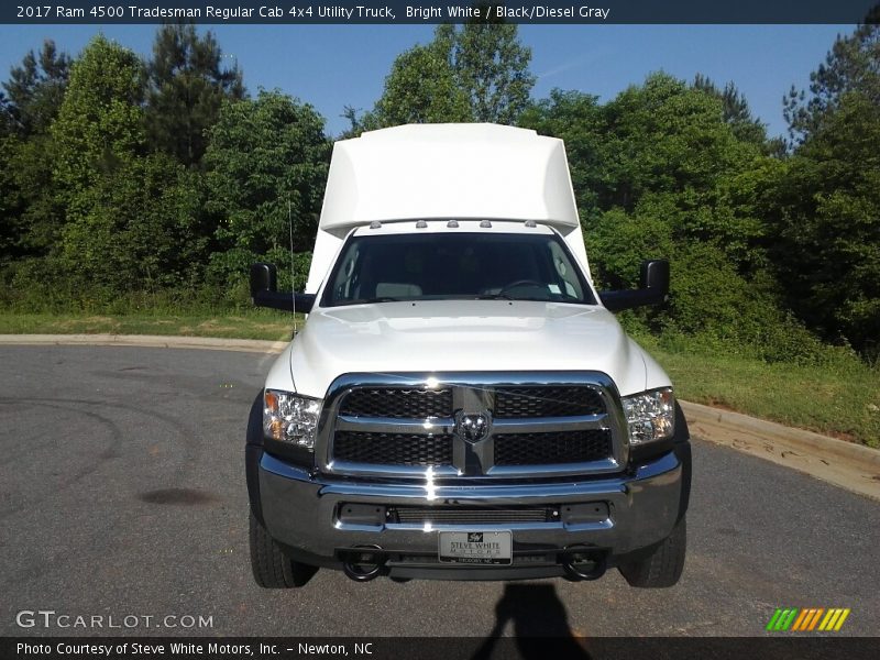 Bright White / Black/Diesel Gray 2017 Ram 4500 Tradesman Regular Cab 4x4 Utility Truck