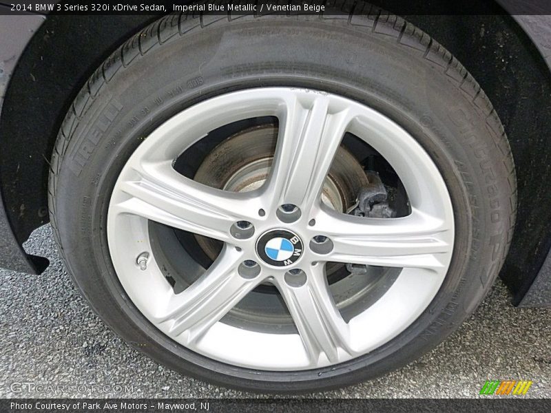 Imperial Blue Metallic / Venetian Beige 2014 BMW 3 Series 320i xDrive Sedan